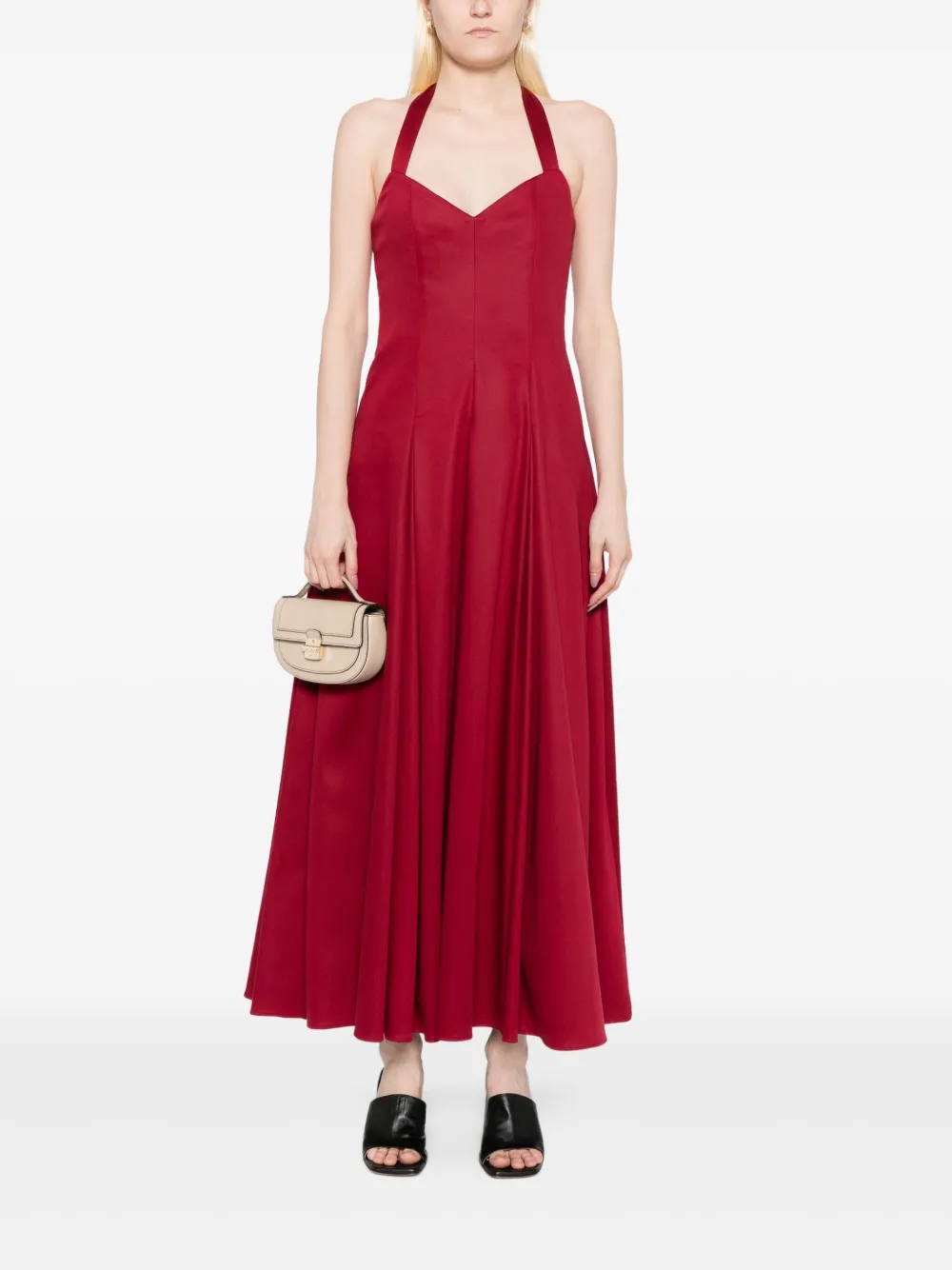 Alice + olivia Isabelle jurk - Rood