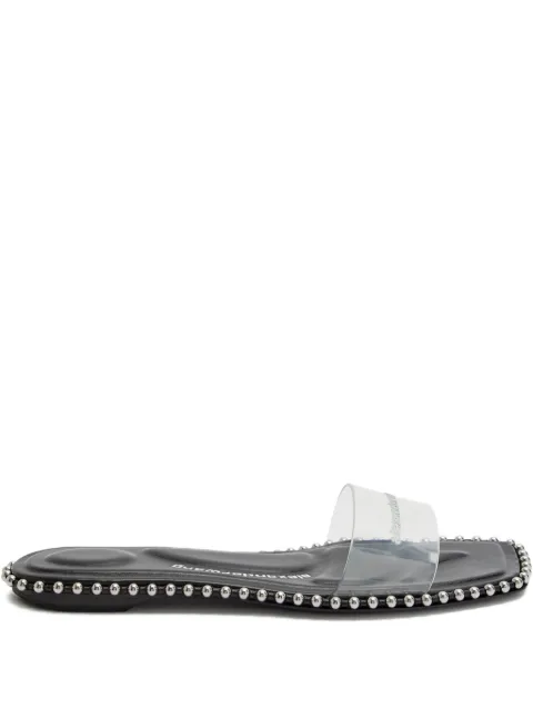 Alexander Wang clear-strap flat sandals