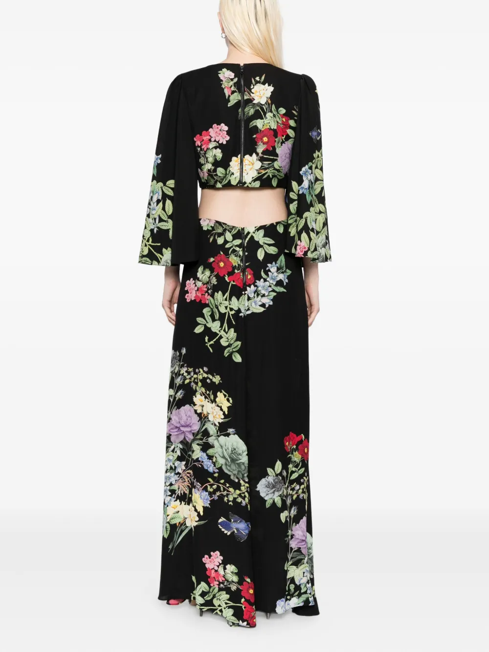 alice + olivia Georgiana jurk Zwart