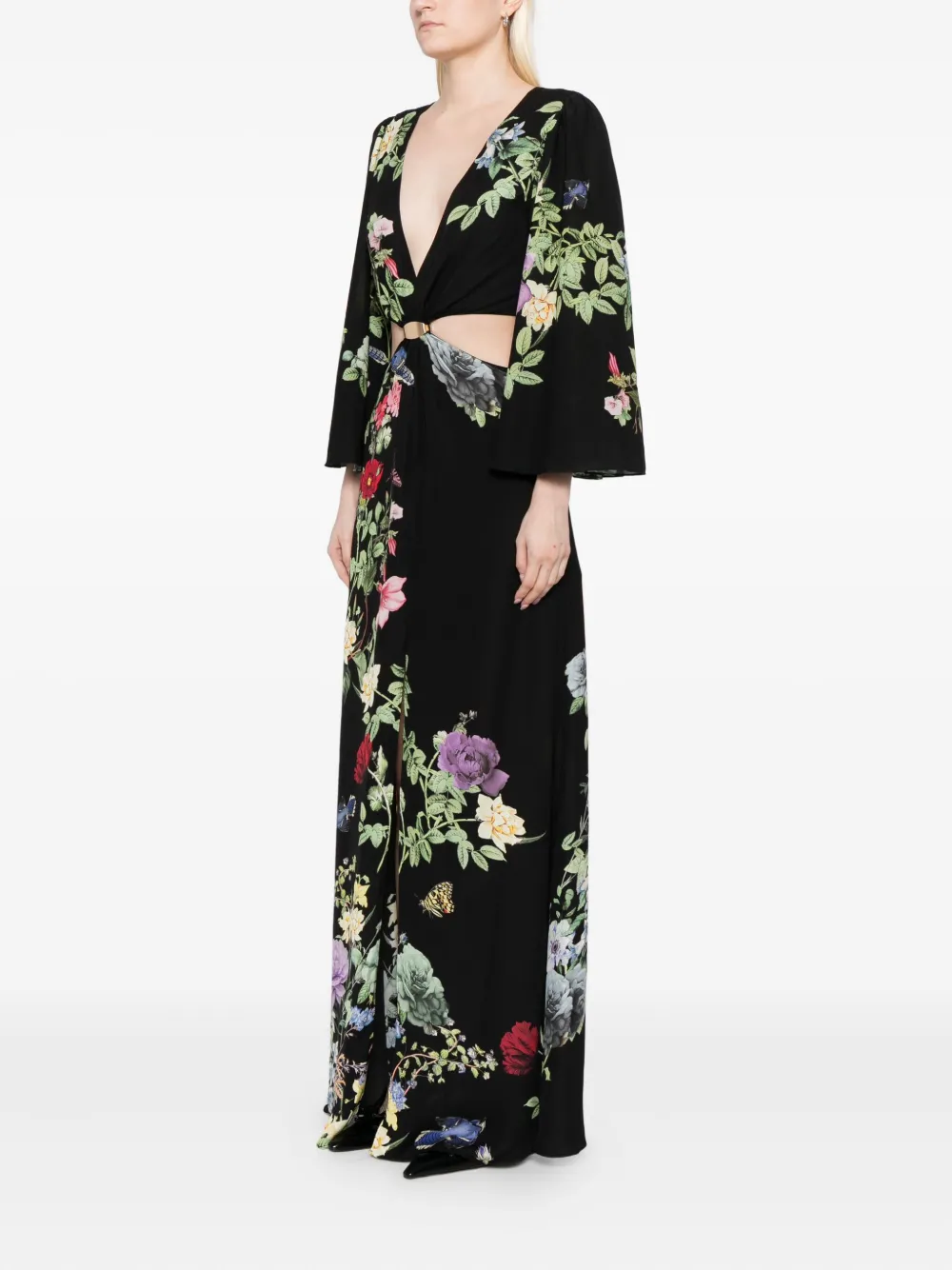 alice + olivia Georgiana jurk Zwart