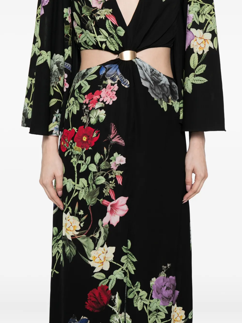 alice + olivia Georgiana jurk Zwart