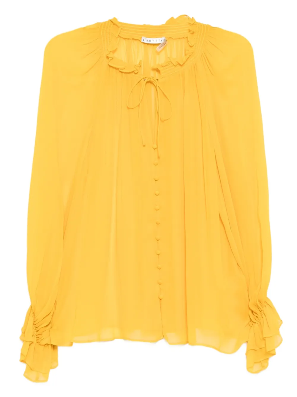 alice + olivia Josephine blouse | Yellow | Image 1