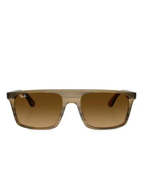 Ray-Ban striped-pattern square-frame sunglasses