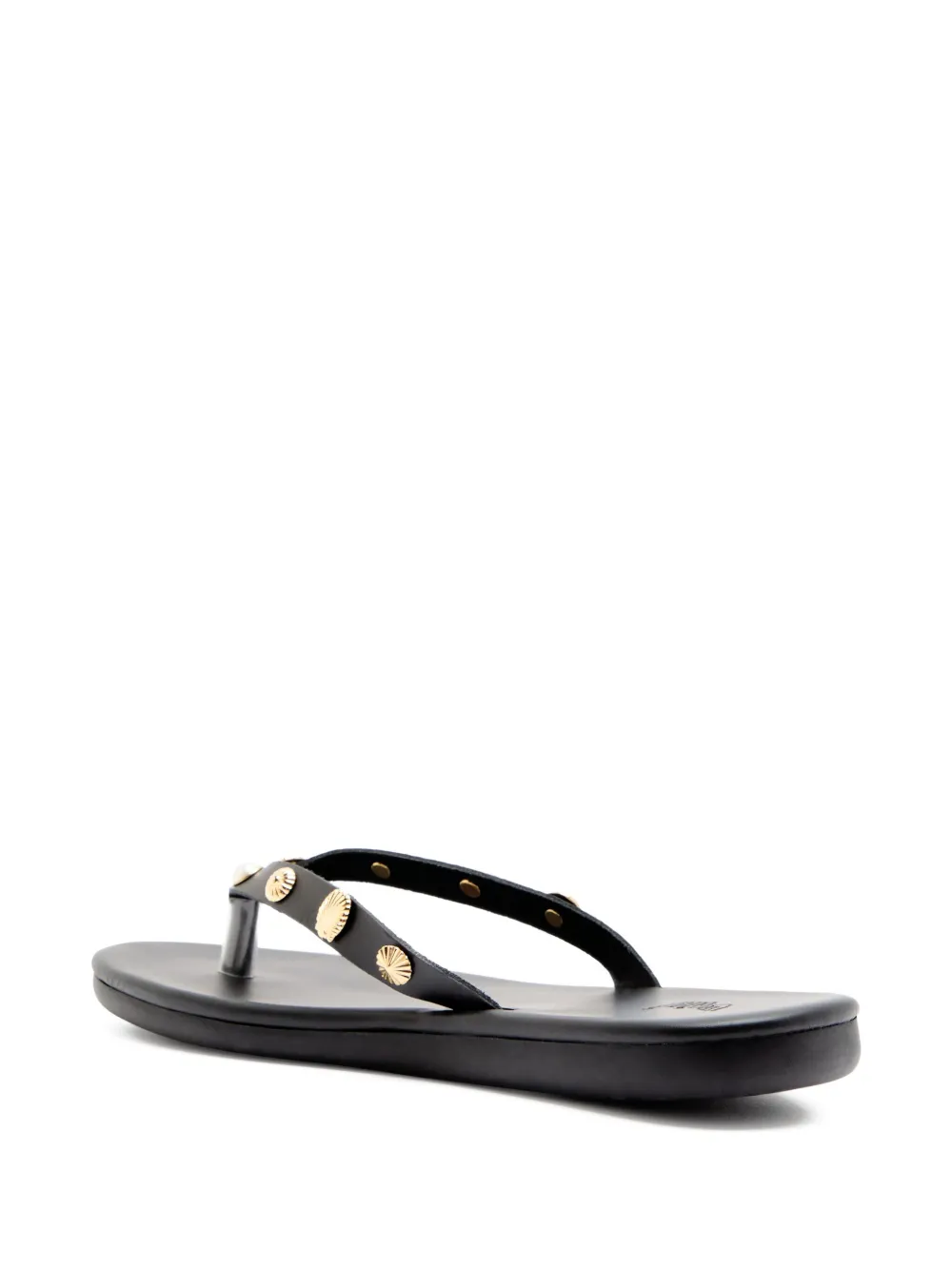 Ancient Greek Sandals Saionara shell-embellished thong sandals | Flat Sandals | Image 2