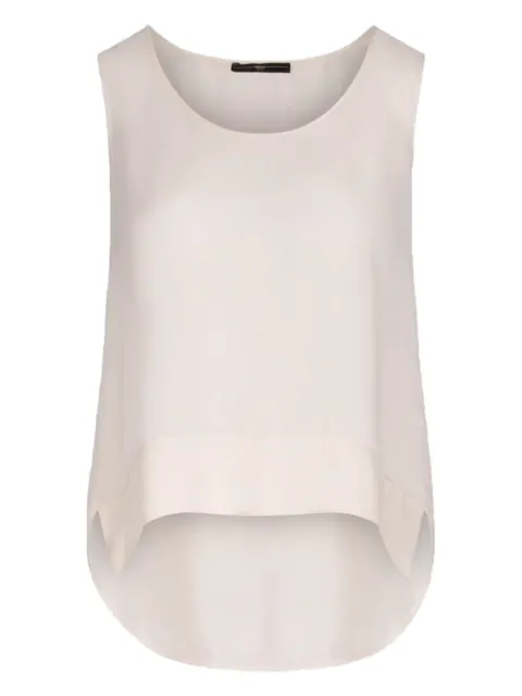 High curved hem top