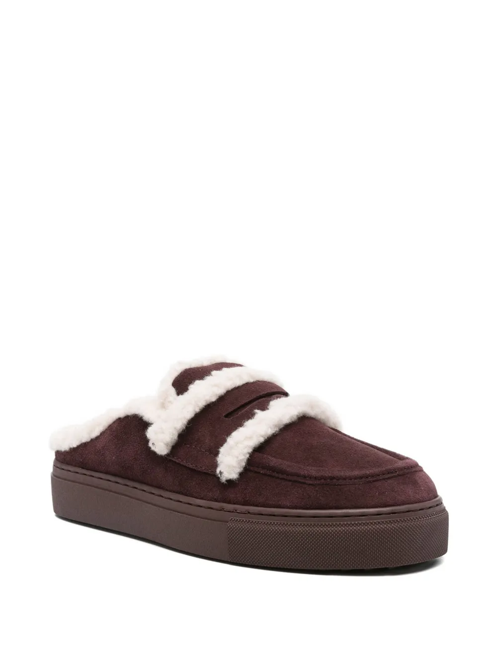 Inuikii shearling-trimmed mules | Flat Mules | Image 2