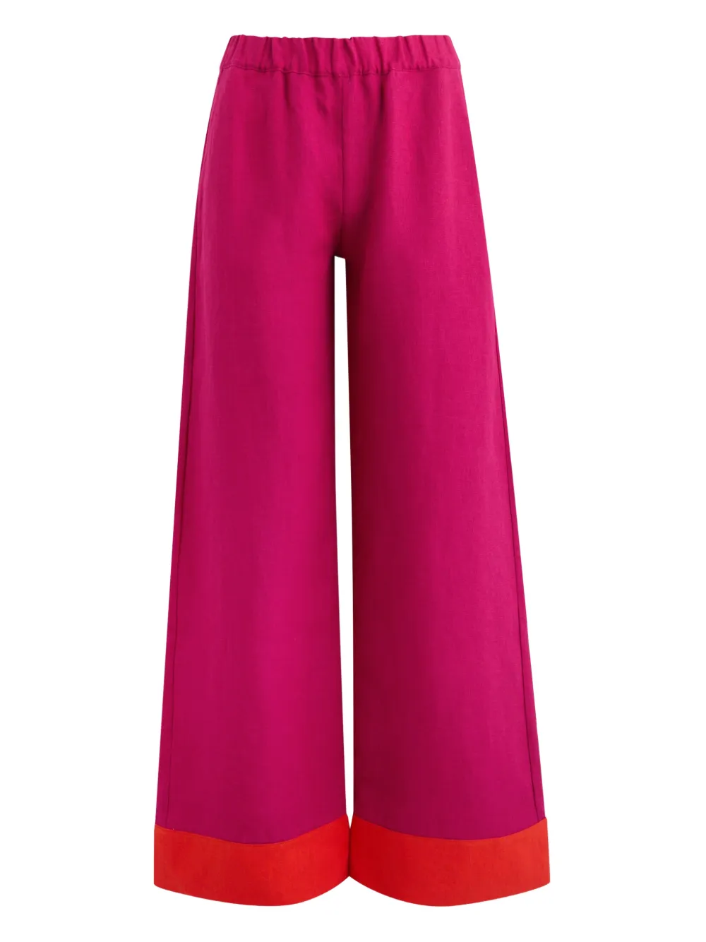 casa raki Luisa linen trousers - Rosa