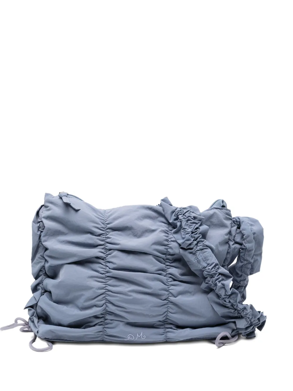 DAMSON MADDER logo ruched bag | Blue | Image 1