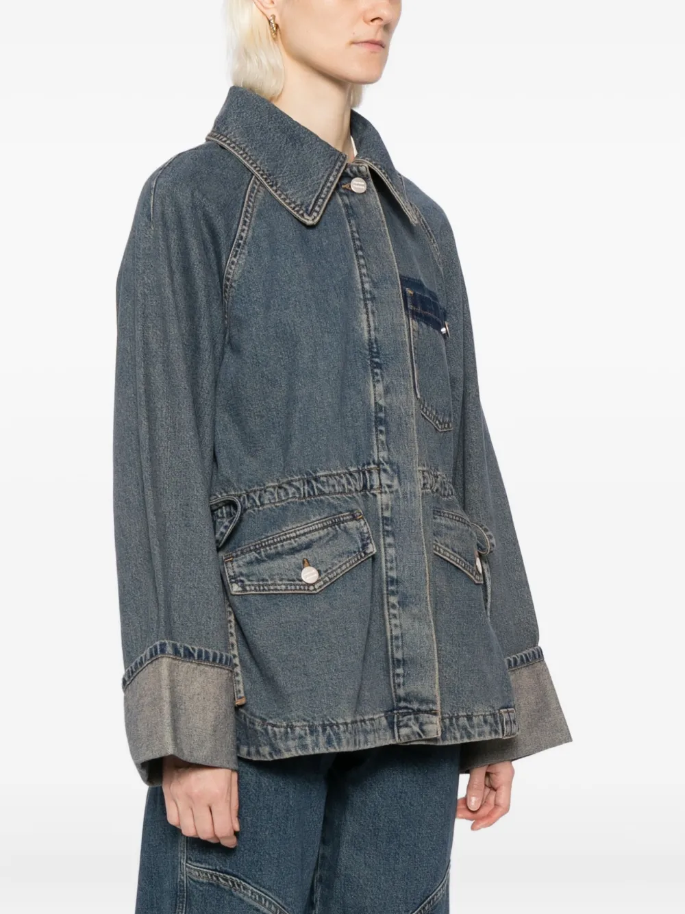 DAMSON MADDER Emilie denim jack Blauw