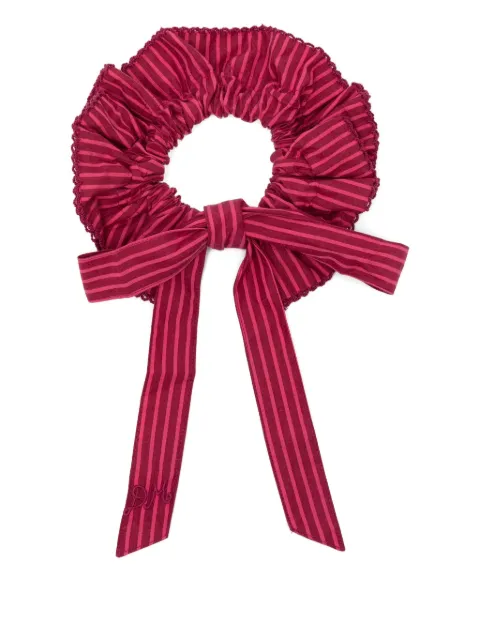 DAMSON MADDER garter stripe scrunchie