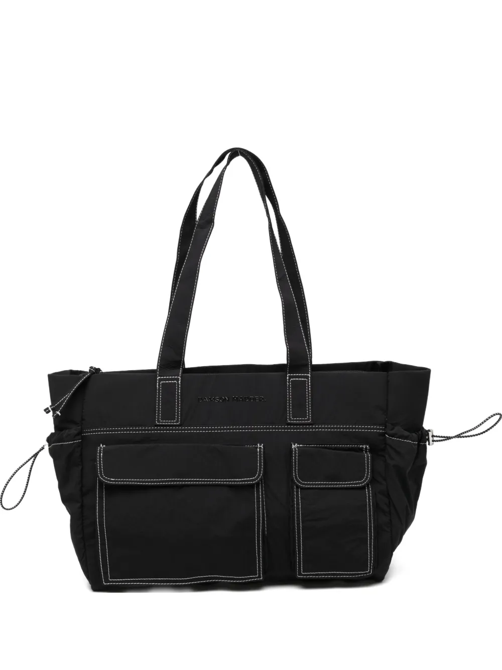 Damson Madder Eliza Shell Tote In Black