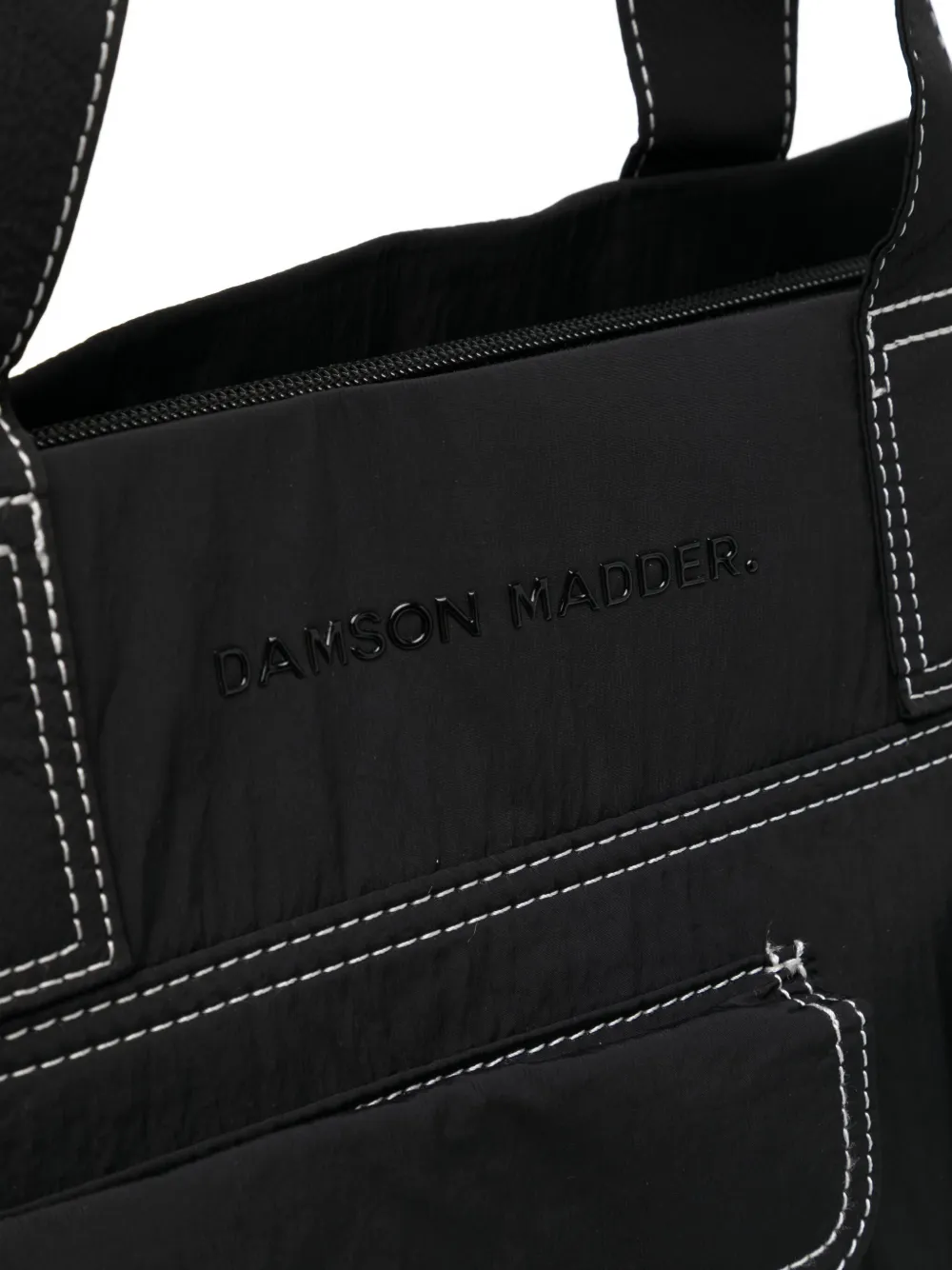 Damson Madder Eliza Shell Tote In Black