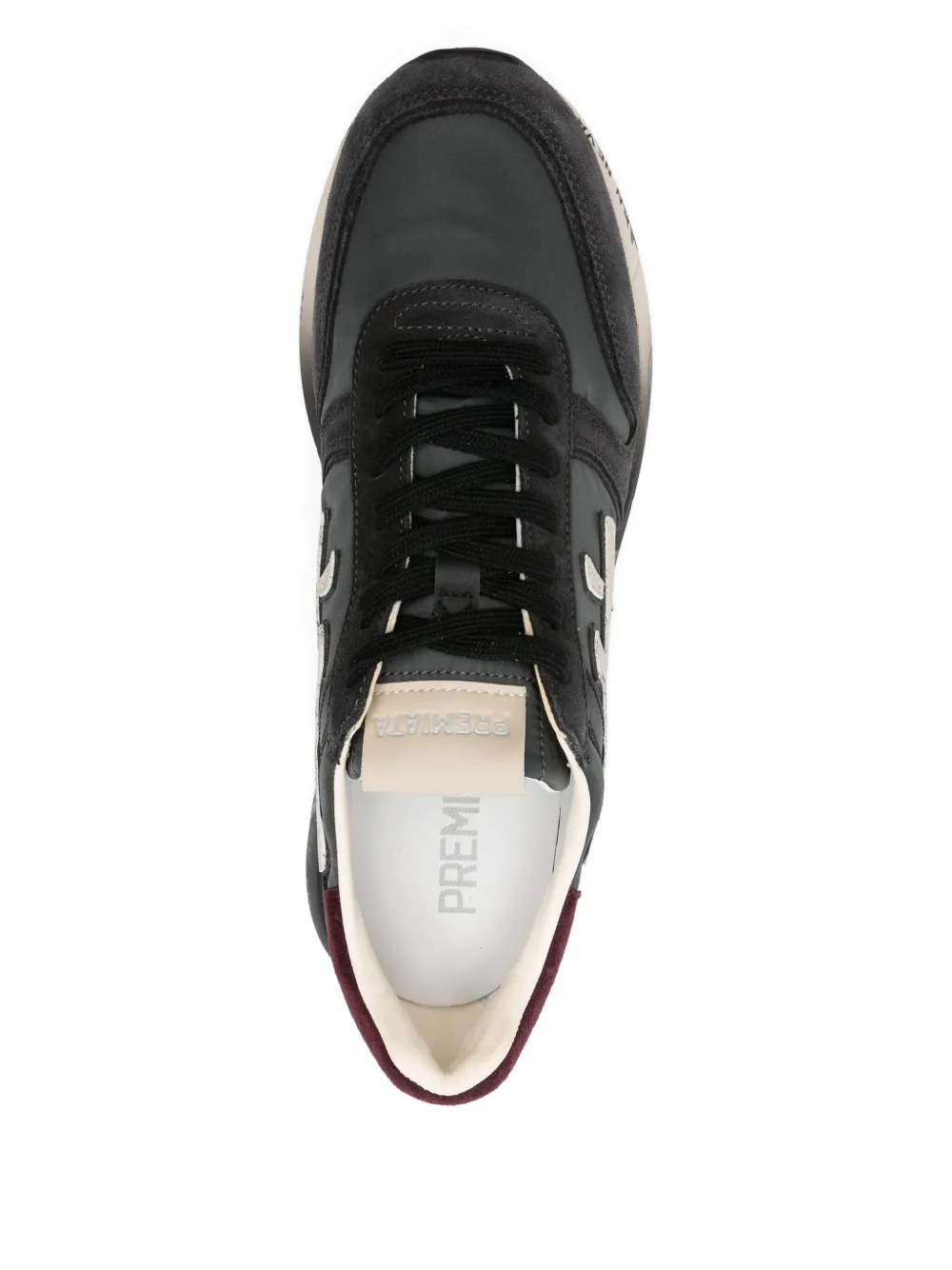 Premiata patch-detail sneakers Black