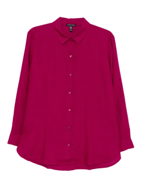 Eileen Fisher classic collar long-sleeved shirt