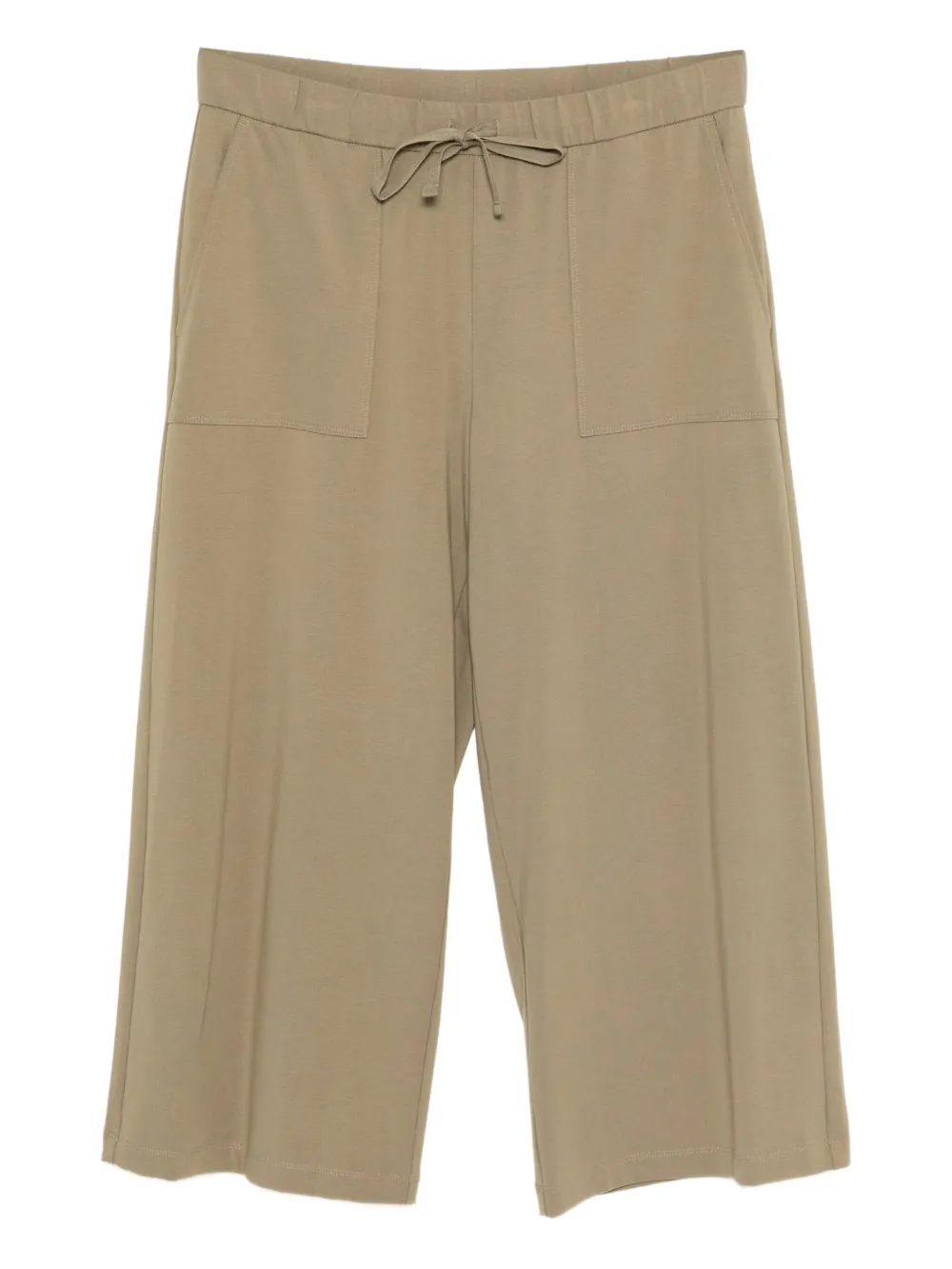 Eileen Fisher wide-leg cropped pants | Green | Image 1