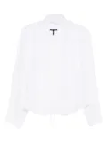 Eileen Fisher high-collar jacket - White