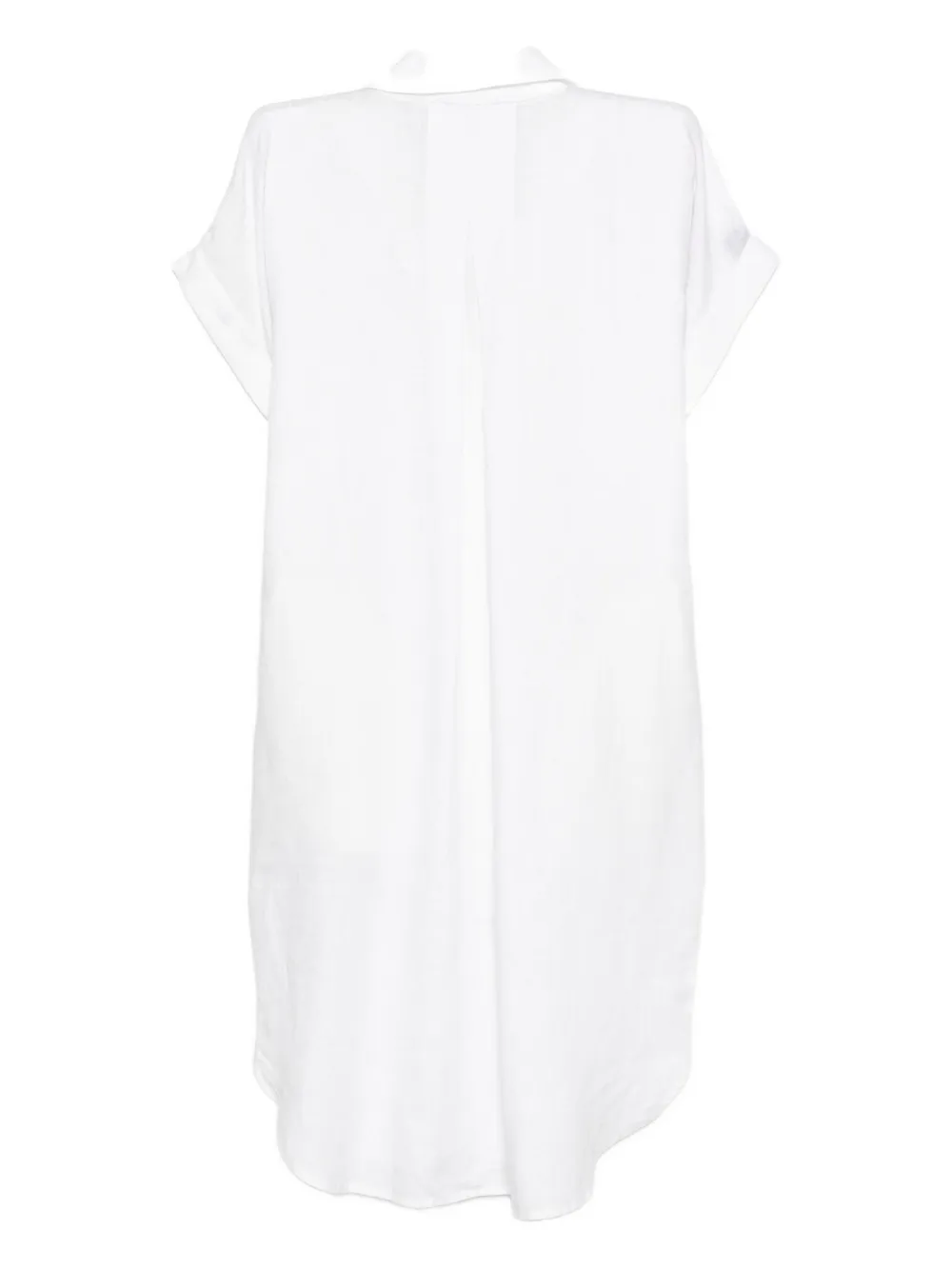 Eileen Fisher Jurk met gekerfde kraag - Wit