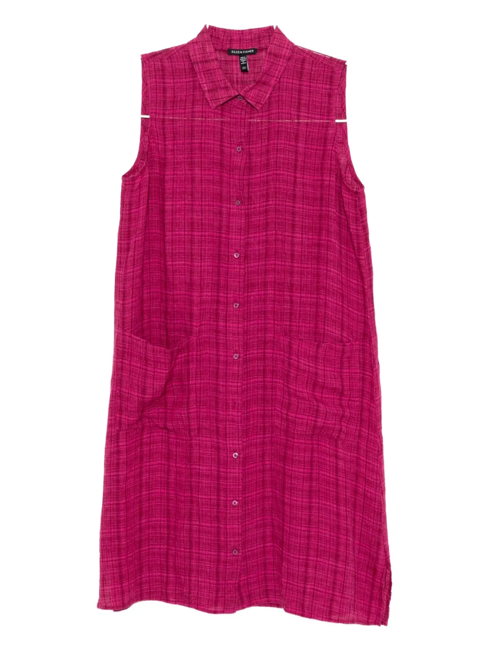 Eileen Fisher sleeveless shirt dress | Purple | Image 1