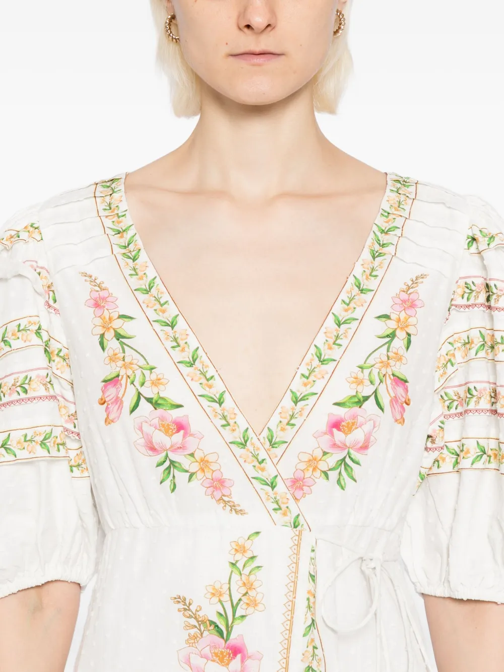 FARM Rio Palm Dream wikkeljurk Beige