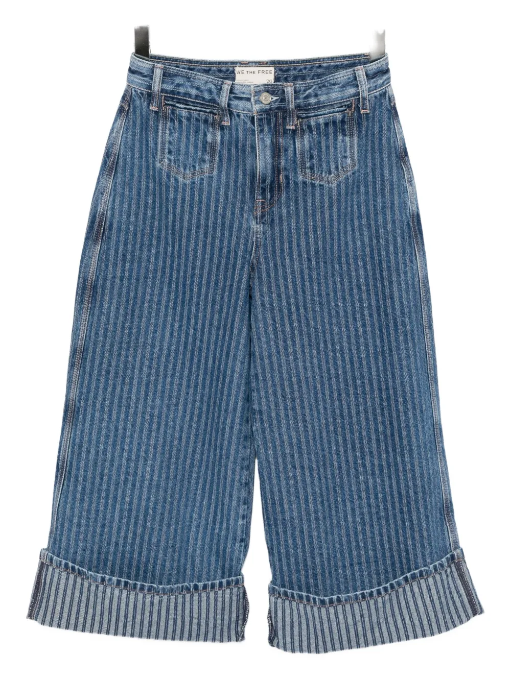 Free People Jeans Brette - Blu