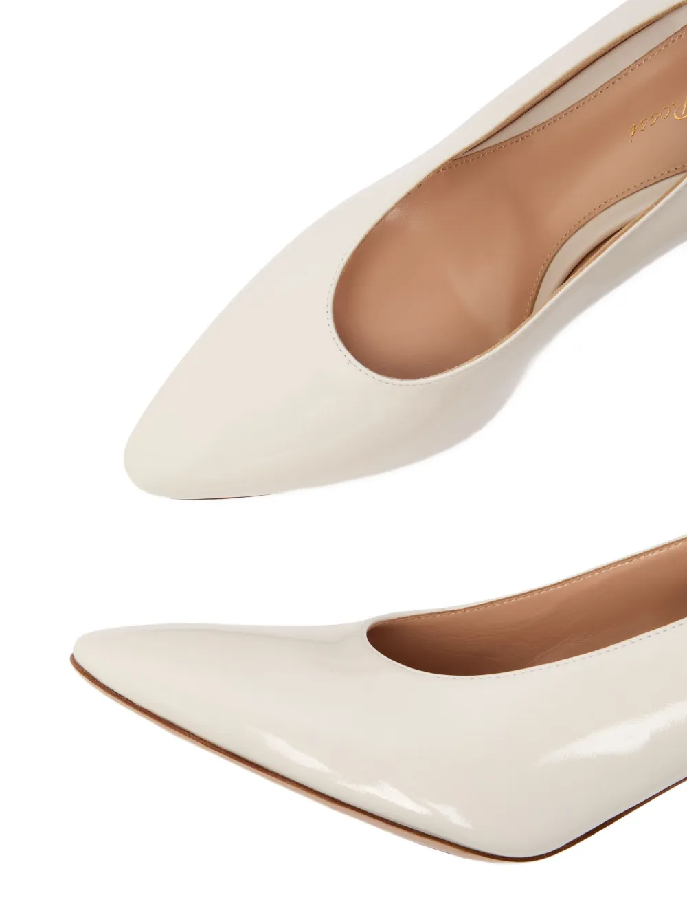 Gianvito Rossi Amelia pointed-toe pumps Neutrals