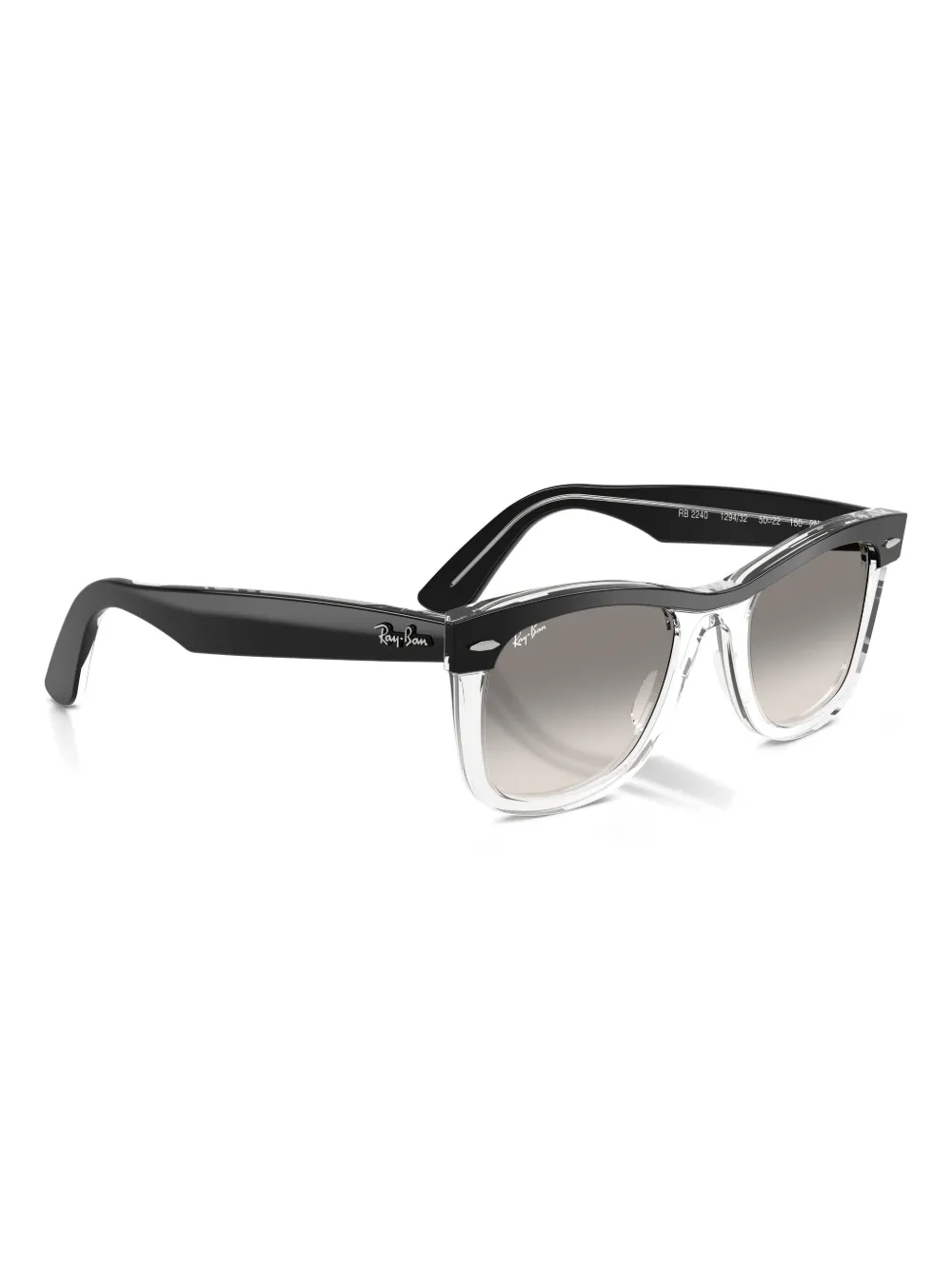 Ray Ban Square-frame Polished Sunglasses In Black