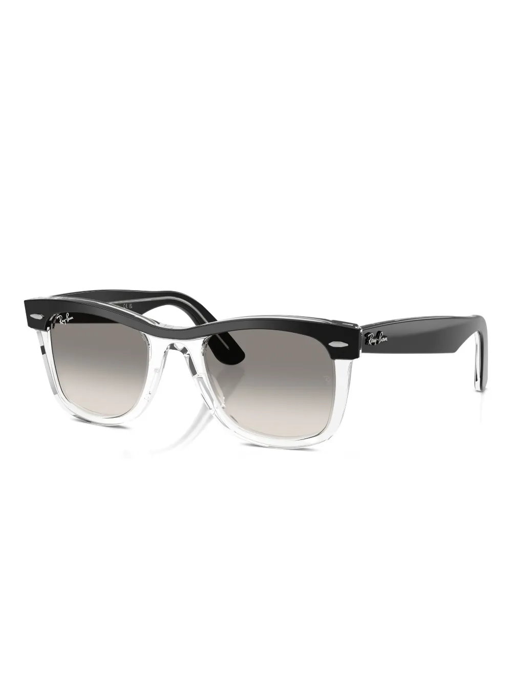 Ray Ban Square-frame Polished Sunglasses In Black