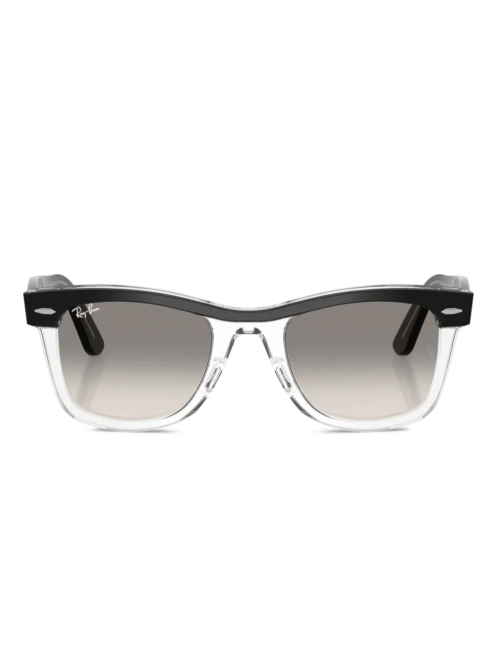 Ray-Ban square-frame polished sunglasses | Black | Image 1