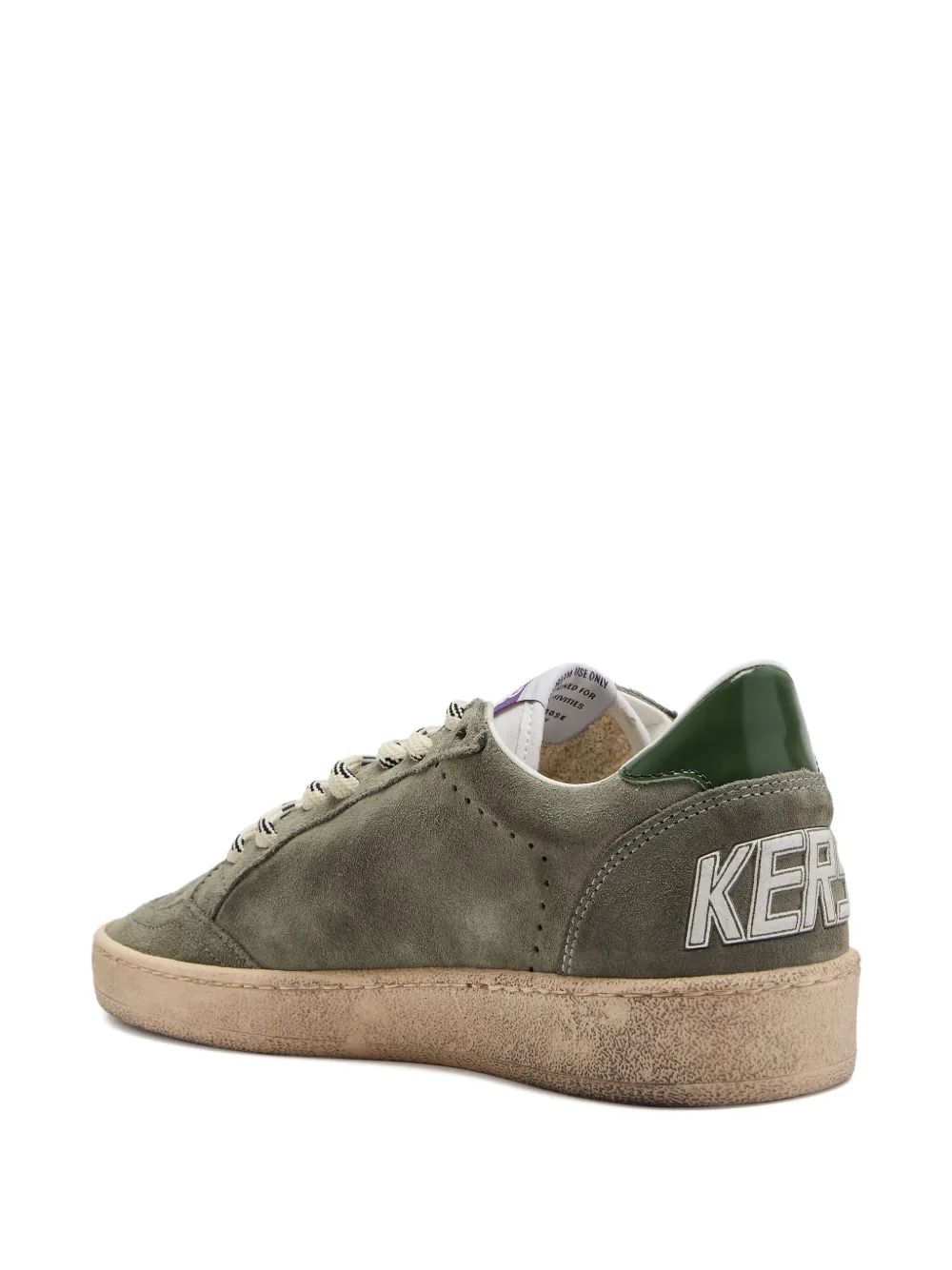 Golden Goose Balllstar suede-star sneakers Green