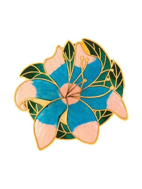 Susan Caplan Vintage 1980s Lily brooch