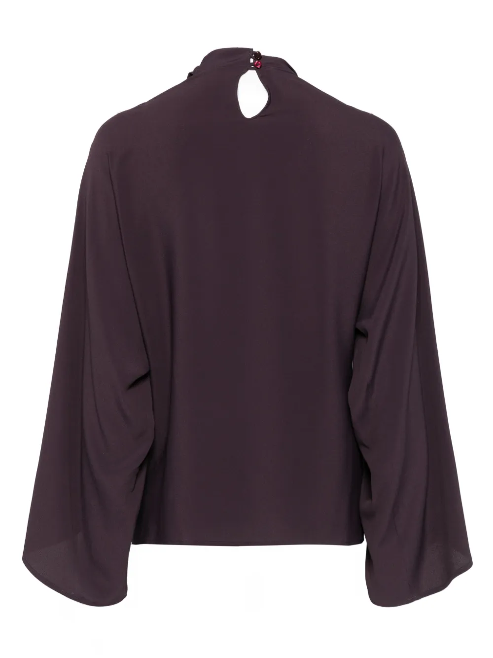 Federica Tosi Blouse met gekruiste hals - Paars