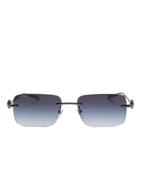 Gucci rimless metal sunglasses