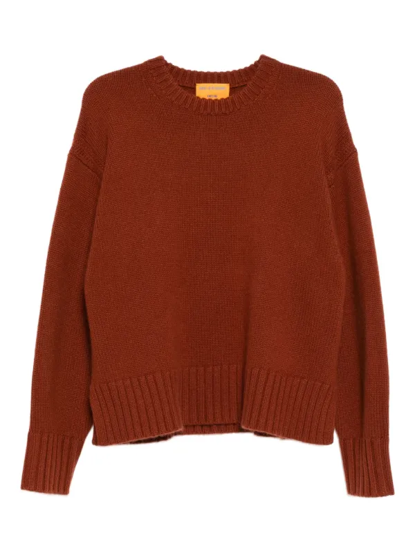 Guest In Residence Cozy Jumper in Orange