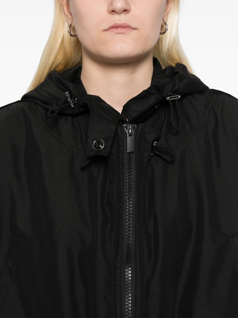 High Polonaise Coat In Black