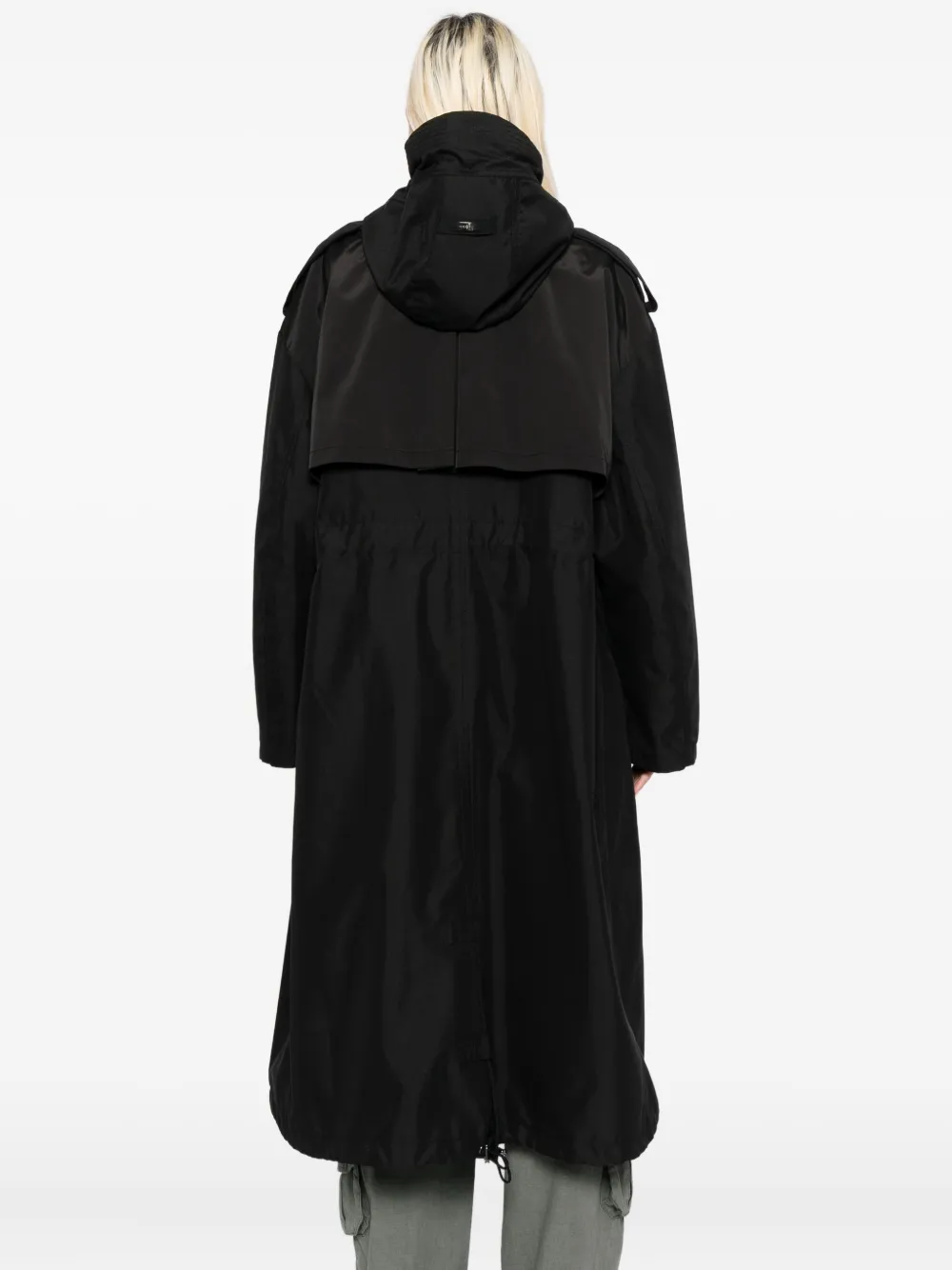 High Polonaise Coat In Black