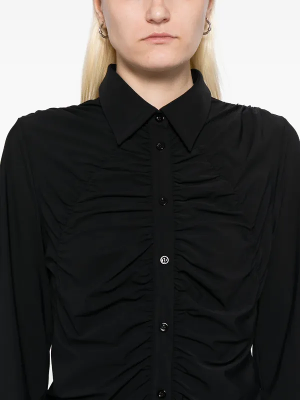 【最終価格】ENFOLD サークルシャーリングシャツ　ブラック 最終価格】ENFOLD サークルシャーリングシャツ ブラック - メルカリ