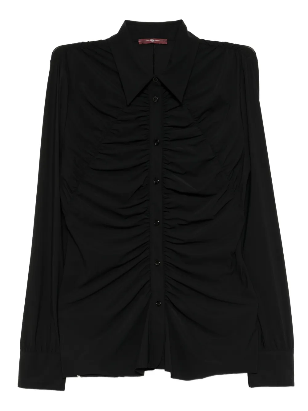 High ruch shirt | Black | Image 1