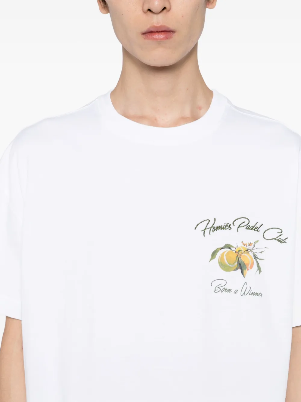 HOMIES MARBELLA Padel Club T-shirt Wit