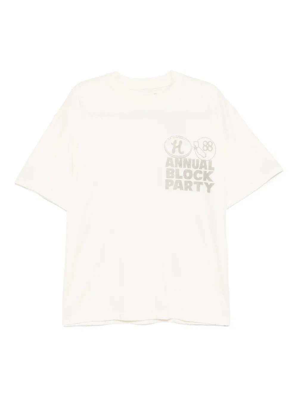 Honor The Gift Block Party T-shirt | Neutrals | Image 1