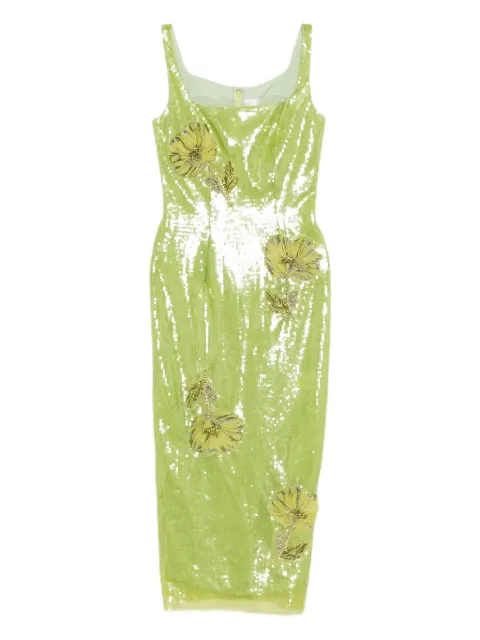 Huishan Zhang vestido midi Marilyn