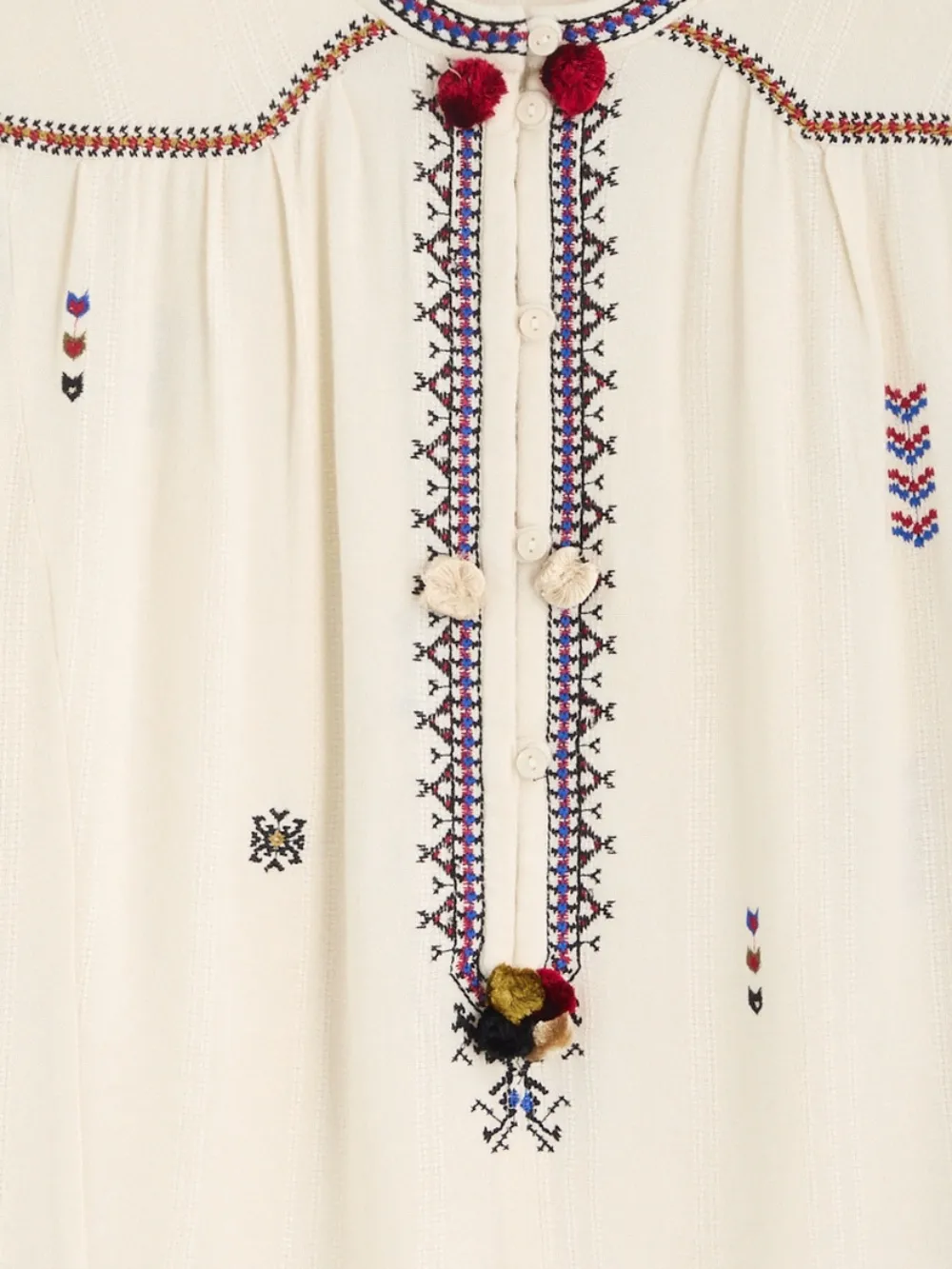 MARANT &Eacute;TOILE Pelson blouse met borduurwerk - Beige