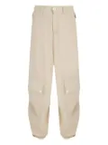 High multiple-pockets trousers - Neutrals