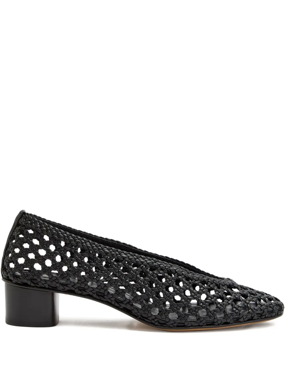 Le Monde Beryl 40mm woven-leather pumps | Black | Image 1