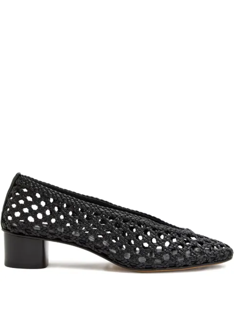 Le Monde Beryl 40mm woven-leather pumps