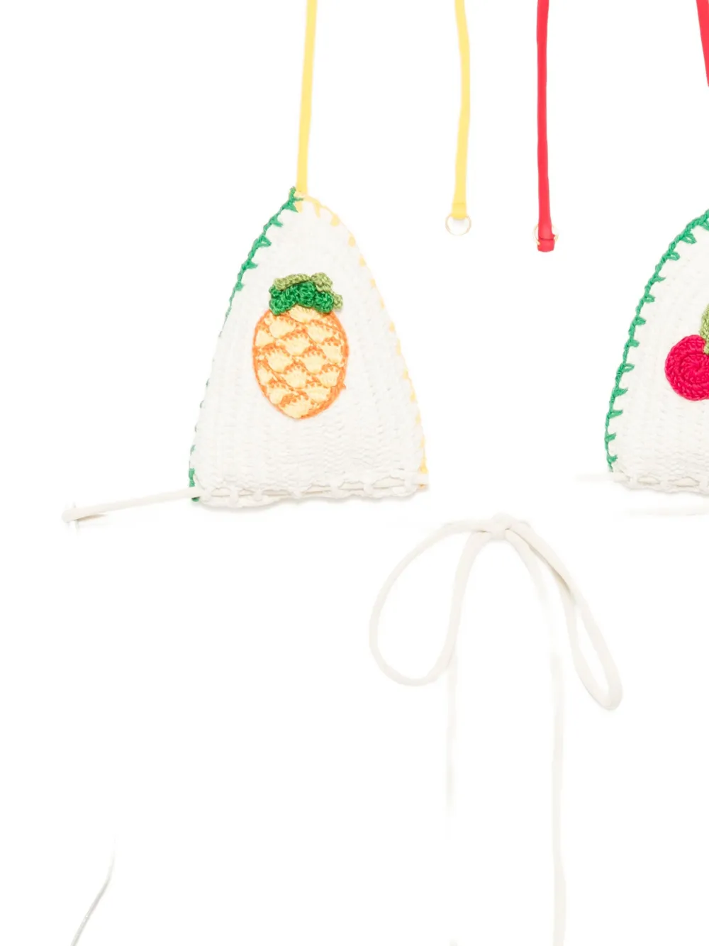 Leslie Amon Tutti Frutti Bikini In White