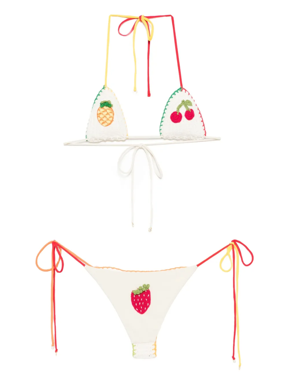 Leslie Amon Tutti Frutti bikini | White | Image 1