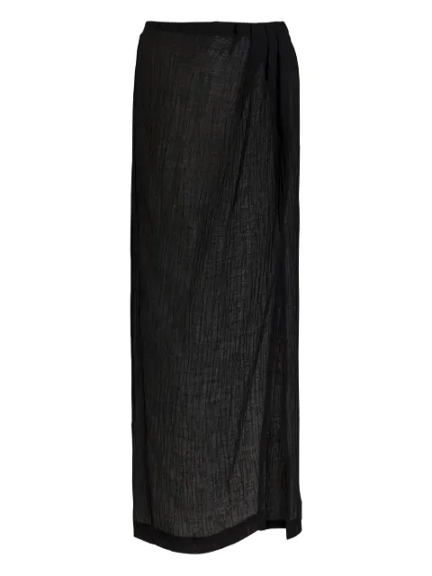 Lisa Marie Fernandez textured sarong skirt