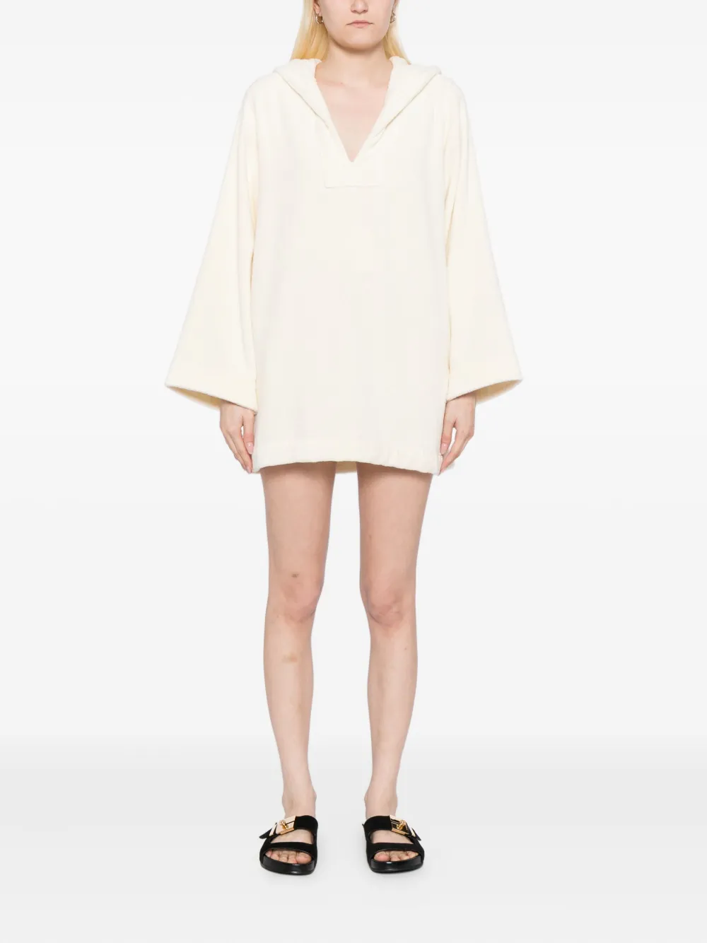 Lisa Marie Fernandez Tuniek van badstof - Beige