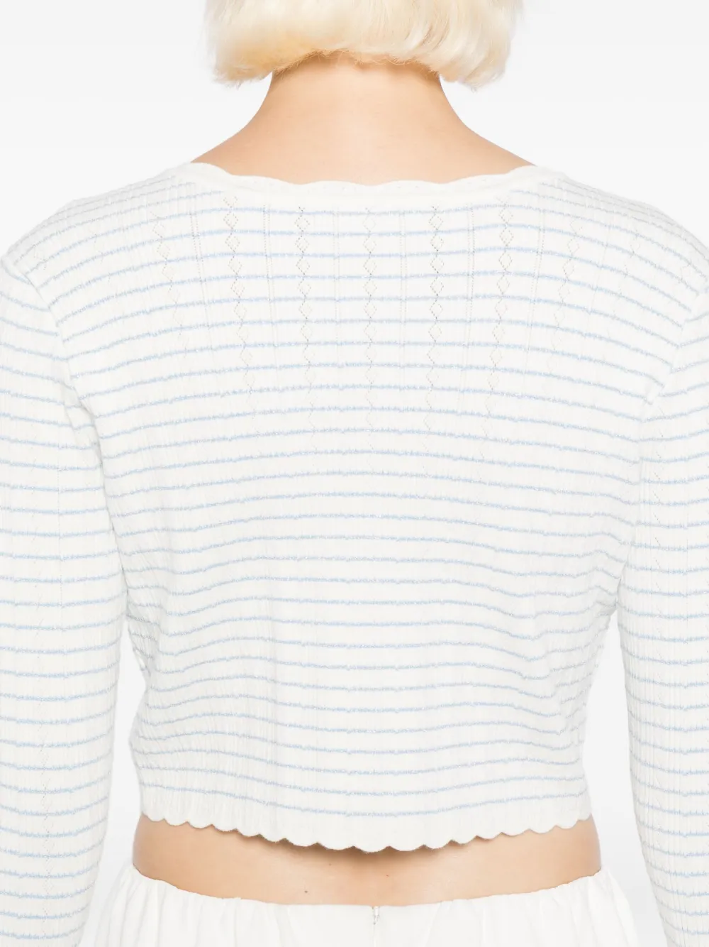 LoveShackFancy Media vest Wit