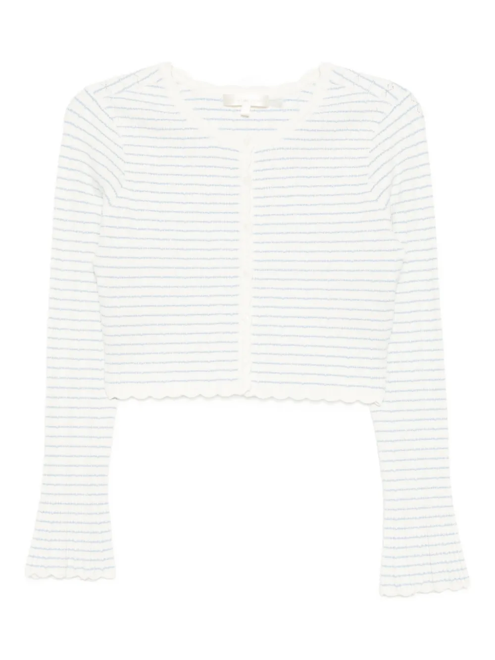 Loveshackfancy Media Cardigan In White
